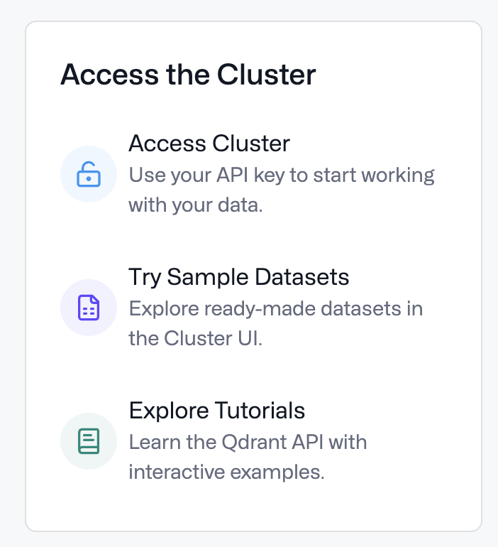 Cluster Cluster UI Tutorials